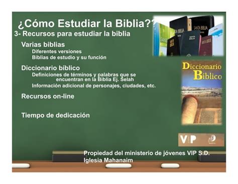 C Mo Estudiar La Biblia Ppt