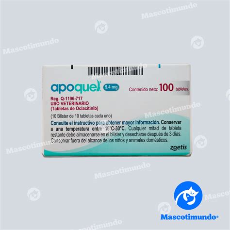 APOQUEL 5 4 MG 100 TABLETAS Mascotimundo