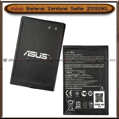 Baterai Asus Zenfone Selfie Zd Kl Double Power Batre Batrai Hp