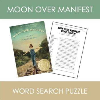 Moon Over Manifest Word Search Puzzle And Answer Key By Starting In The