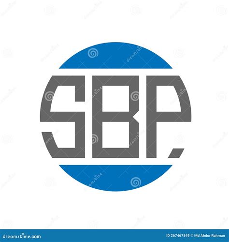 Sbp Letter Logo Design On White Background Sbp Creative Initials