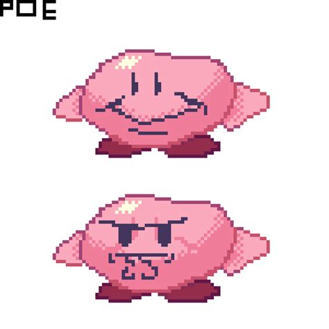 Speed drawn Kirby sprite by Poe58 on DeviantArt