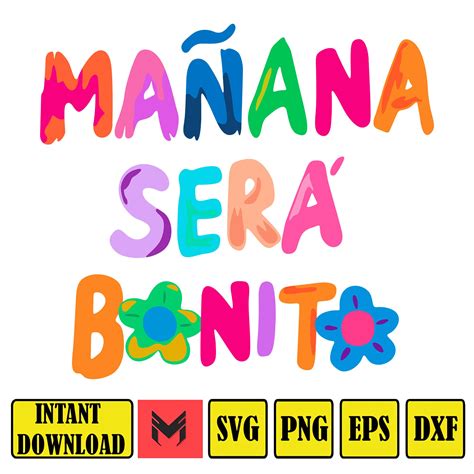 Manana Sera Bonito Karol G Alphabet Svg Karol G Sublimation Inspire