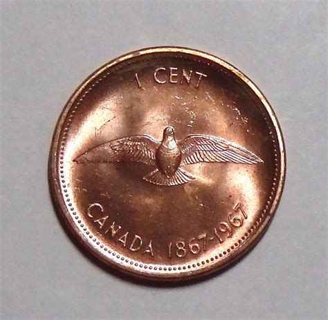 Canada Cent 1967 Central Lakes Coins