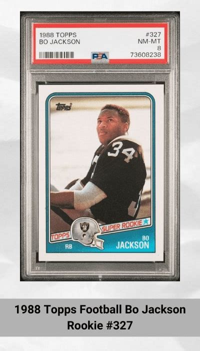 Most Valuable Bo Jackson Cards Topps Traded Tiffany T Bo