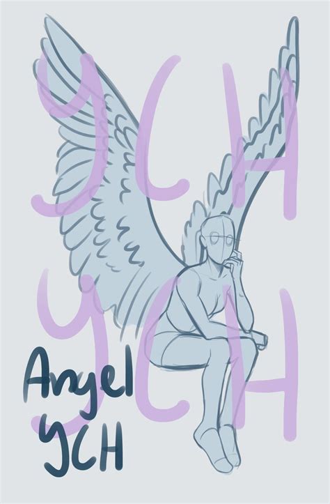 YCH Angel 2 Slots By Hazumonster On DeviantArt Wings Drawing Angel