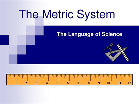 Ppt Introduction To The Metric System Powerpoint Presentation Free B4b