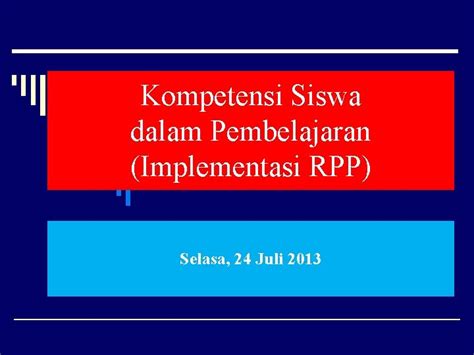 Tata Urutan Dan Susunan Rpp Identitas Sekolah Nama