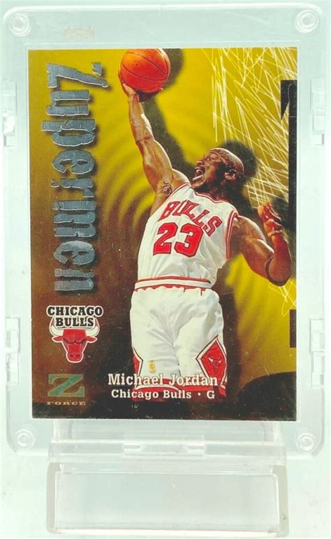 Vintage 1998 Skybox Z Force Michael Jordan Card 190 Zupermen What