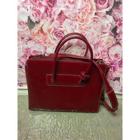 Mcklein Bags Mcklein Red Lake Forest Ladies Laptop Briefcase Poshmark