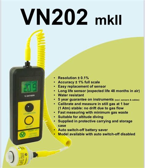 Vn202 Mkii Oxygen Analyzer Gear