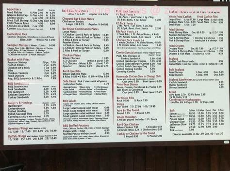 Online Menu Of Johns Bar B Que Restaurant Moulton Alabama Zmenu