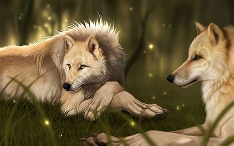 Awesome HD Wallpaper Collection: Ancient Wolves Wallpaper | Digital Art