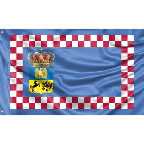 Flag Of The Kingdom Of Naples 1811 Unique Print 3x5 Ft 90x150 Cm