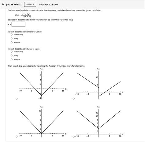 Solved Points Details Uflcalc Find The Point S