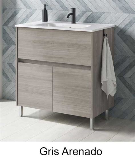 Mueble De Baño Band Royo Lavabo Desplazado Baño Decoración