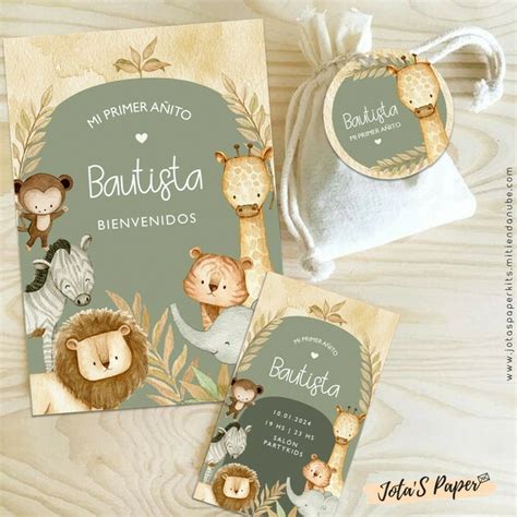 Kit Imprimible SELVA BOHO Comprar En Jotas Paper Kits