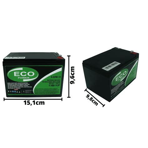 Kit 5un Bateria Gel 15ah 12v Ciclo Profundo