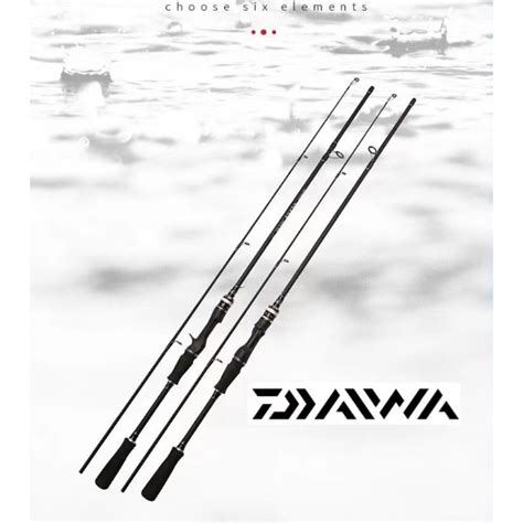 Baitcasting Rod Medium Daiwa Joran Pancing Carbon Lure Fishing Rod