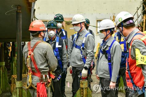 현대중공업 노사 대표 현장 안전 합동점검 연합뉴스