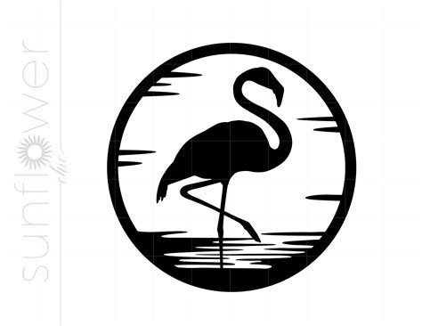 Flamingo Svg Flamingo Silhouette Download Cut File Etsy