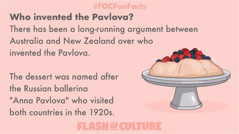 Who Invented The Pavlova Flash Of Culture™