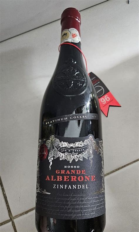 Grande Alberone Platinum Collection Zinfandel Igt Puglia Ml Food