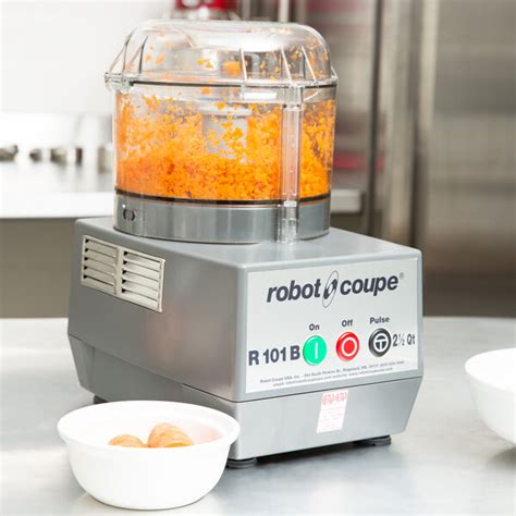 Robot Coupe R101bclr Food Processor With 2 5 Qt Clear Polycarbonate Bowl 3 4 Hp