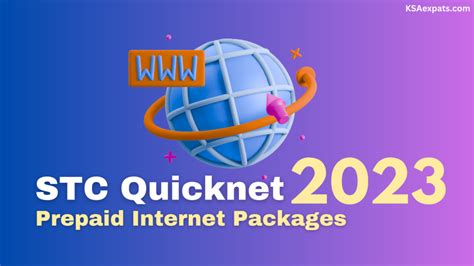 Stc Prepaid Sim Internet Packages November 2023