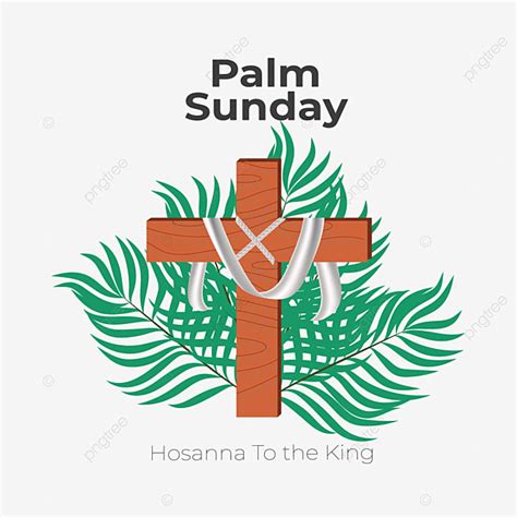 Palm Sunday Religious Clipart Transparent Background Palm Sunday Green