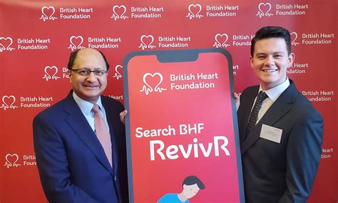 Vara Backs British Heart Foundation To Promote Revivr Rt Hon Shailesh