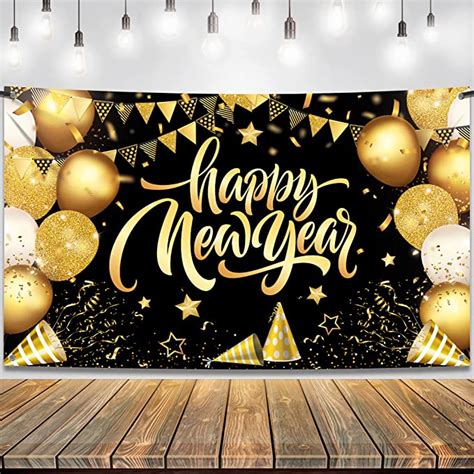 Amazon Xtralarge Happy New Year Banner X Inch Shiny Happy