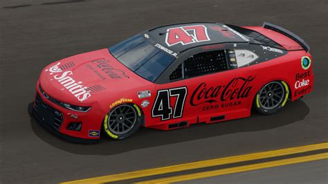 Ricky Stenhouse Jr's 2023 #47 Coke Zero Sugar/Smith's Chevrolet Camaro | Stunod Racing