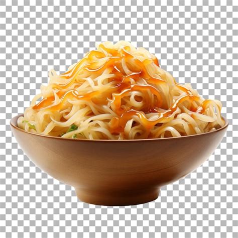 Premium PSD Noodles On Transparent Background