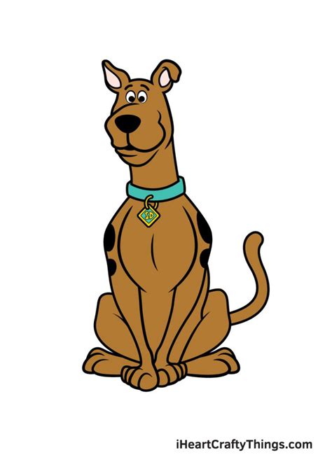 Scooby Doo Drawing How To Draw Scooby Doo Step By Step