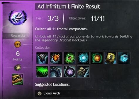 Gw2 Legendary Back Item Ad Infinitum Guide Guildjen