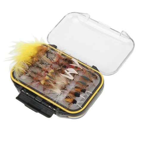 Fafeicy Kit de mouches de pêche à la mouche 60PCS Fly Fishing Lure