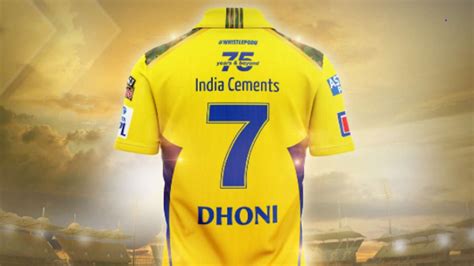 Ipl 2022 Ms Dhonis Csk Unveil New Look Jersey India Tv