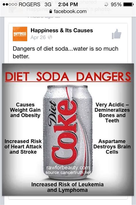 Pin By Honeyleecruz30 On Good To Know Diet Soda Dangers Diet Soda