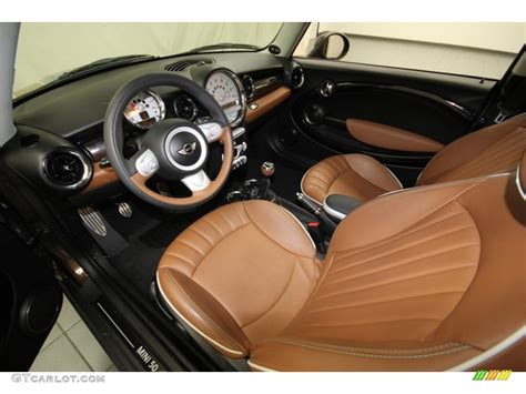 Mayfair Lounge Toffee Leather Interior 2010 Mini Cooper S Mayfair 50th