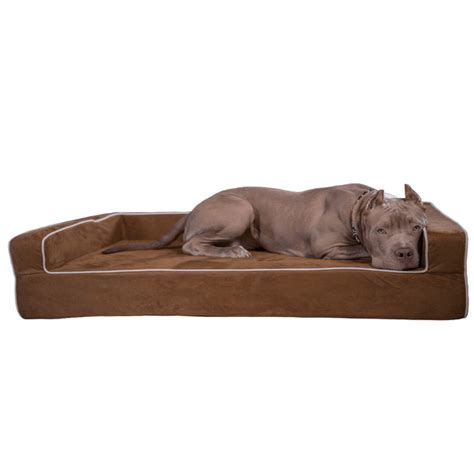 Orthopedic Dog Bed With Bolsters | Bully Beds