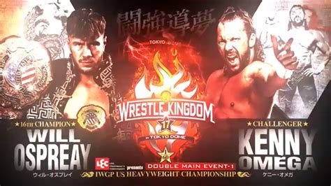 Kenny Omega-ga Vs Will Ospreay Wrestle Kingdom 17 match graphic : r ...