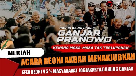 MENAKJUBKAN EFEK DARI REONI AKBAR 95 MASYARAKAT JOGJAKARTA DUKUNG