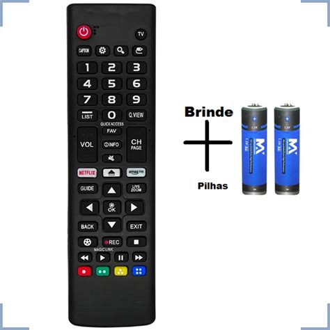 Controle Remoto Universal Para Smart Tv Samsung LG Netflix Shopee Brasil