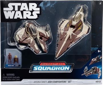 Star Wars Micro Galaxy Squadron Ahsoka Tanos Jedi Starfighters Set