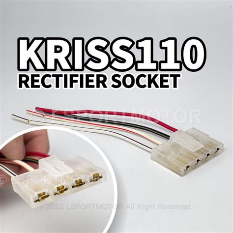 MODENAS KRISS110 KRISS1 RECTIFIER SOCKET 1PC RECTIFIER AND