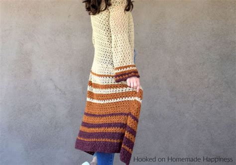 Boho Duster Cardigan Crochet Pattern Hooked On Homemade Happiness