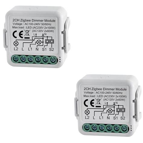 Kit Interruptor Mini Zigbee Wifi Canais Nova Digital Smart