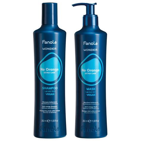 Fanola Wonder No Orange Set 1 Shampoo 350 Ml Mask 350 Ml Baslerbeauty