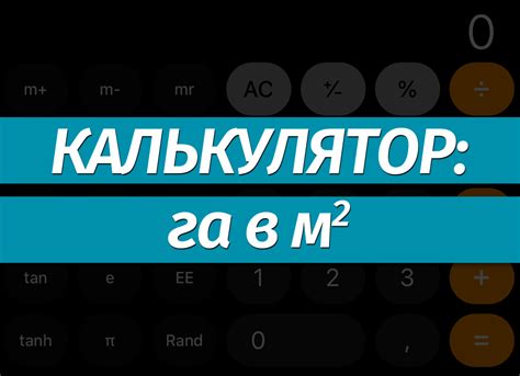 Перевести гектары (га) в квадратные метры (м2): онлайн-калькулятор